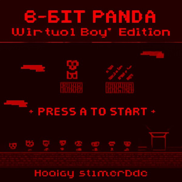 8 BIT PANDA "VIRTUAL BOY" EDITION